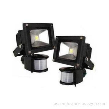 IP65 10W PIR LED Flood Light , Bridgelux COB Chip Waterproo